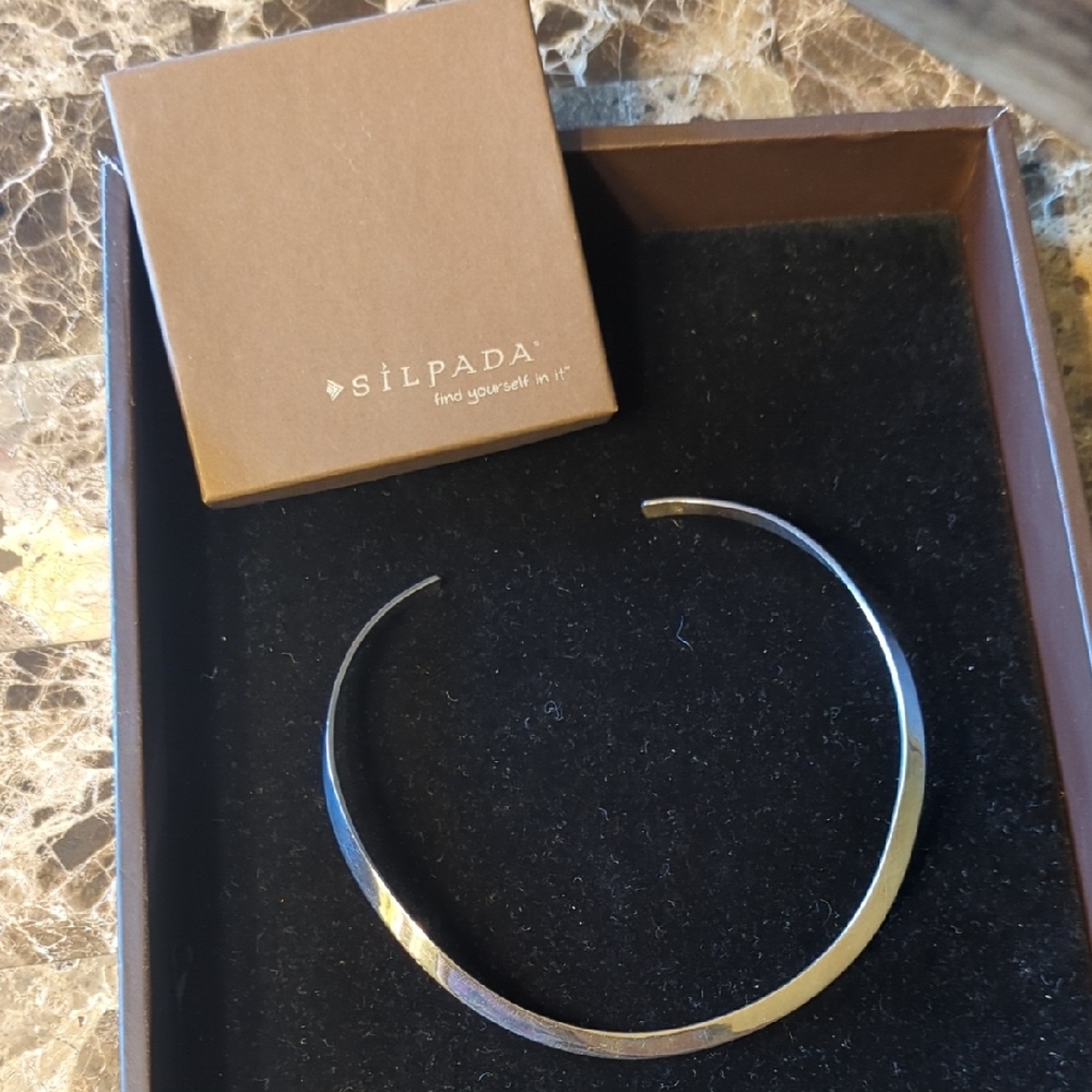Silpada Silver Jewelry Modern Cuff Bracelet
